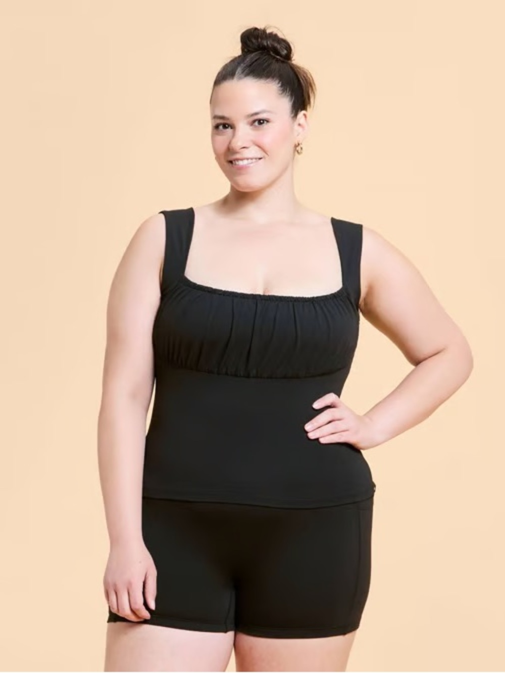 Blogilates Women's Bow Back Tank Top - Black